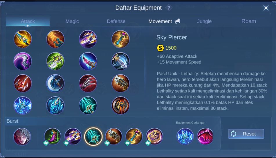 Item Arlott Damage ML