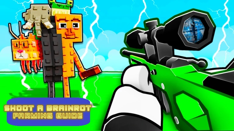 Shoot a Brainrot Farming