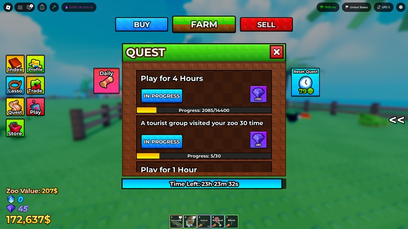 Quest Harian Raise Animals