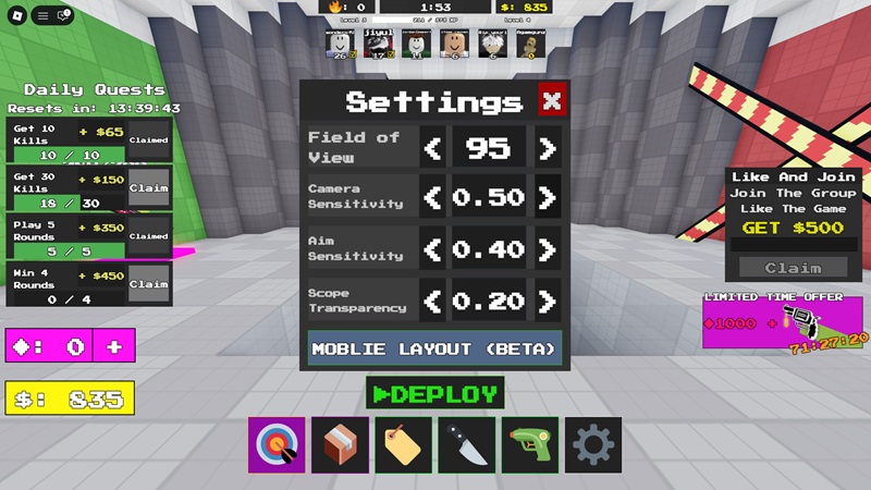 panduan setting FPS Flick