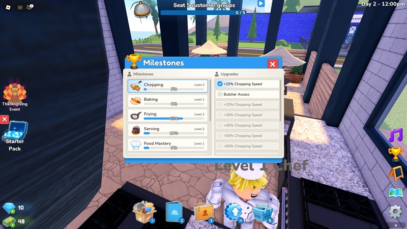 Menu Optimization Restaurant Tycoon 3