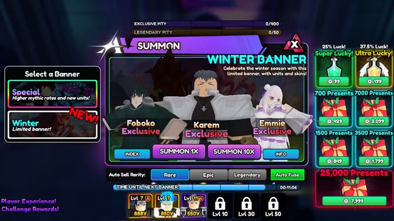 Tier List Unit Anime Vanguards