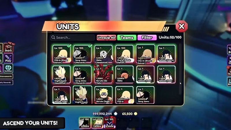 Tips Team Synergy Anime Vanguards