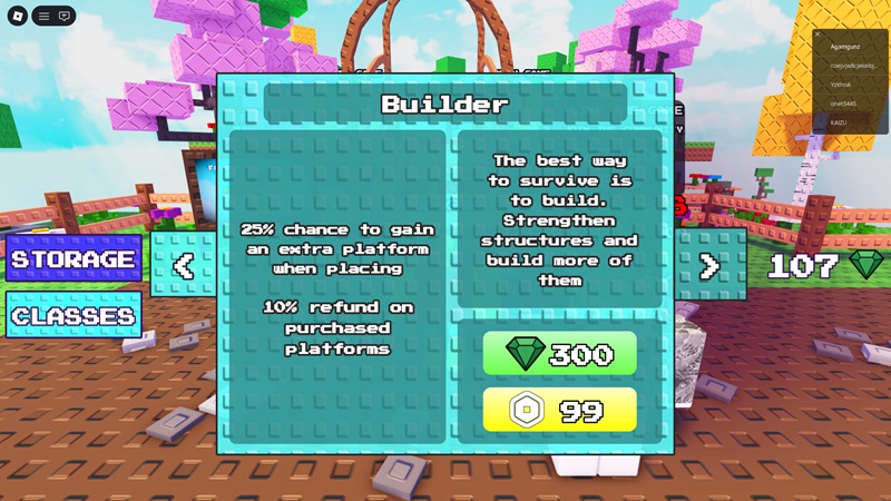 Farming Gems di One Block Roblox