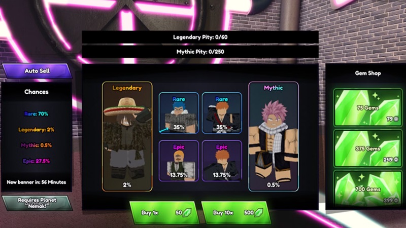 Tier List Unit Anime Last Stand