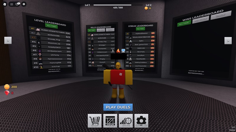 challenge harian Sniper Duels