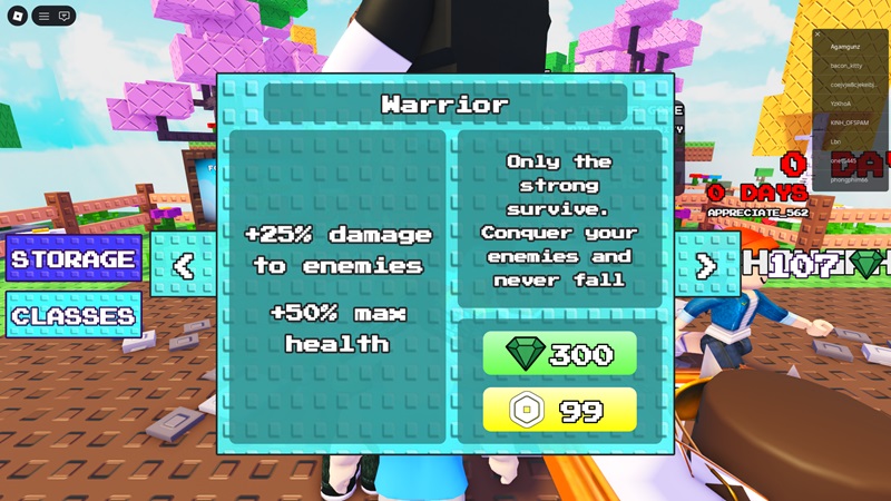 Farming Gems di One Block Roblox