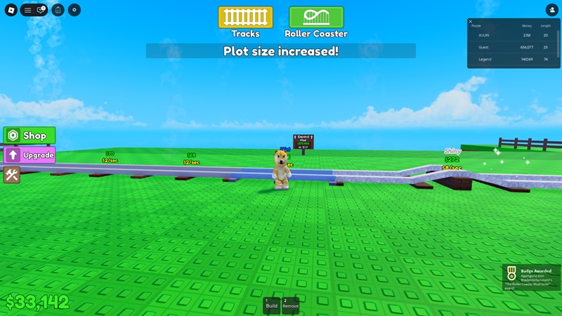 Tutorial Ekonomi Build a Roller Coaster