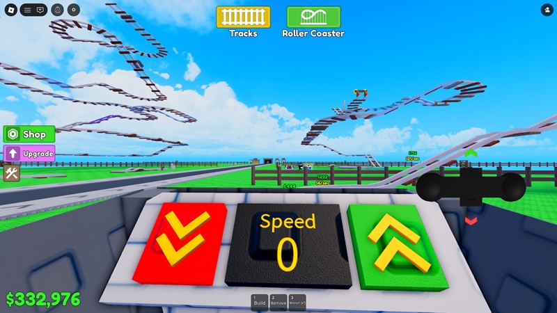 Testing Build a Roller Coaster Roblox