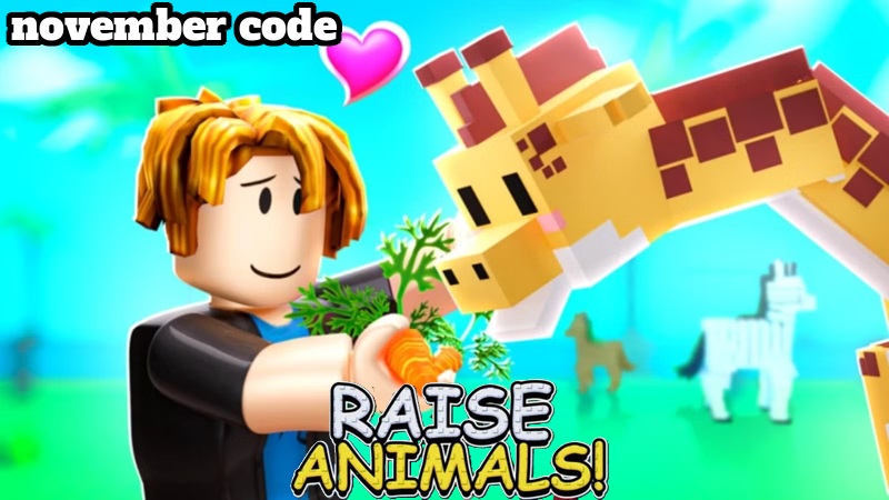 Code Raise Animals Roblox November 2025