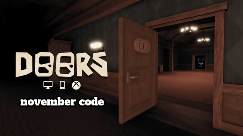 Code DOORS Roblox November 2025