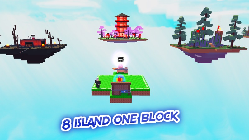 Eksplorasi 8 Island di One Block