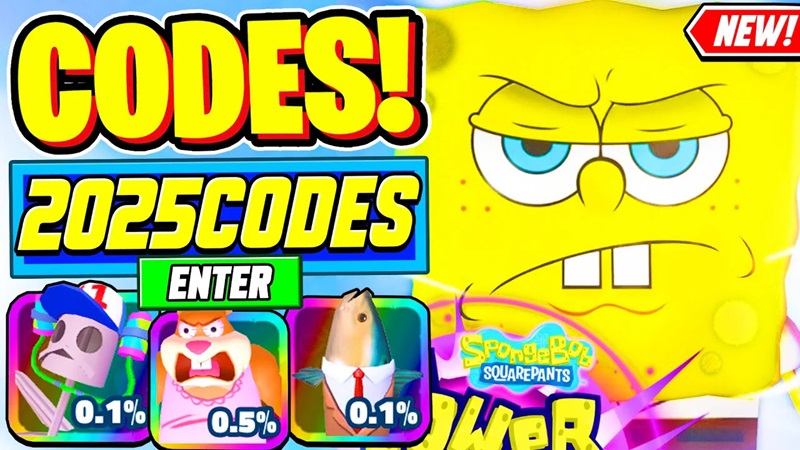 spongebob tower defense desember code 2025