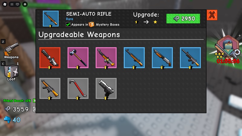 wave z weapon upgrade