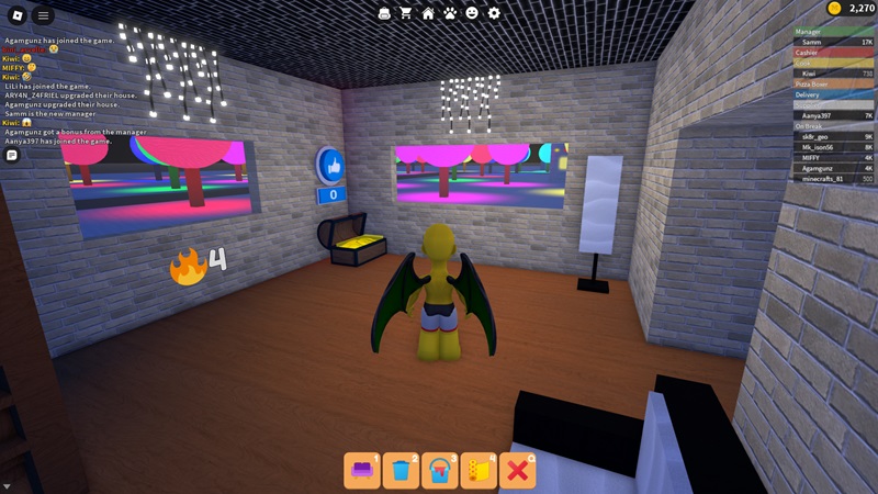 pizza place dekorasi rumah