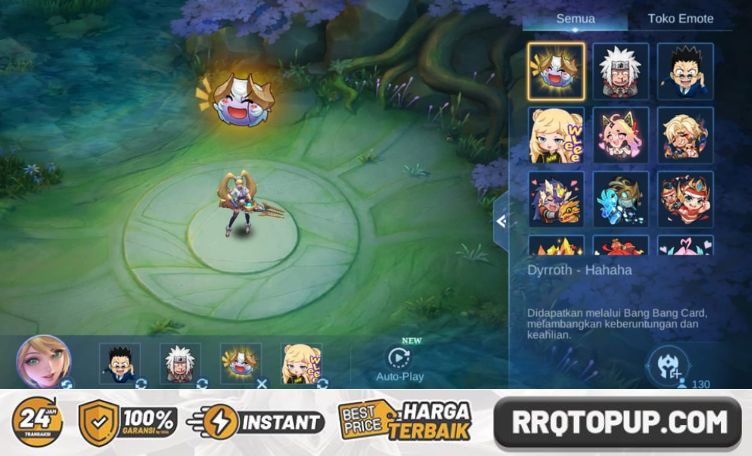 Battle Emote Dyrroth Mobile Legends