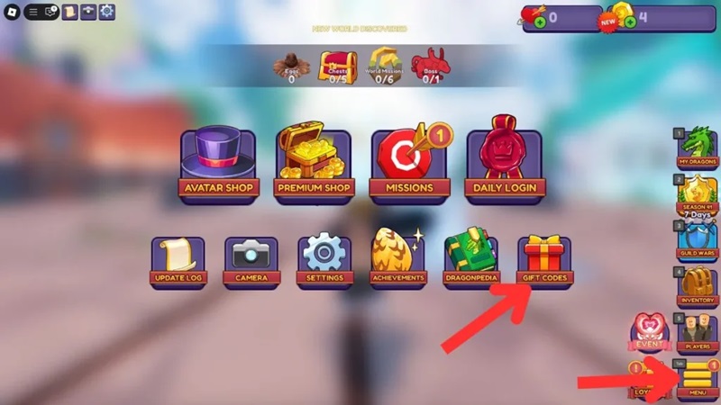 code Dragon Adventures februari 2026