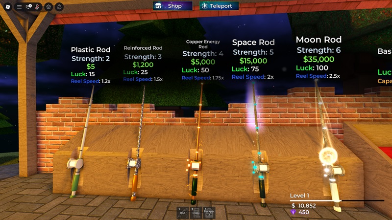 upgrade pancingan star fishing