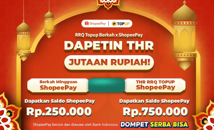 RRQ Topup Berkah x ShopeePay