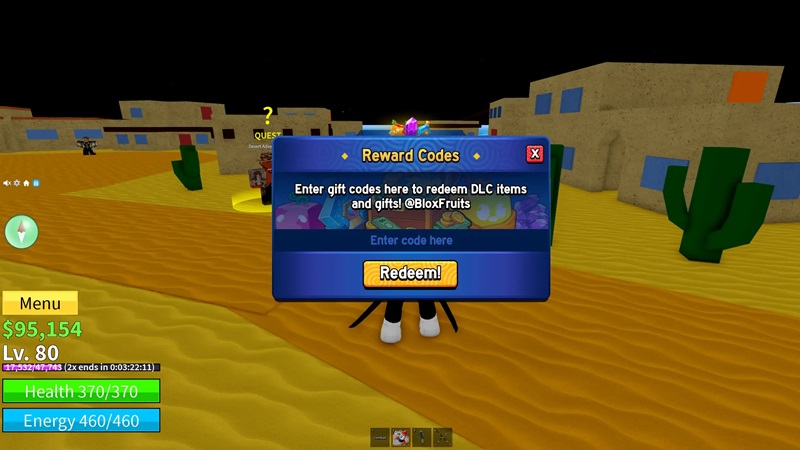 Code Blox Fruits Roblox Maret 2026