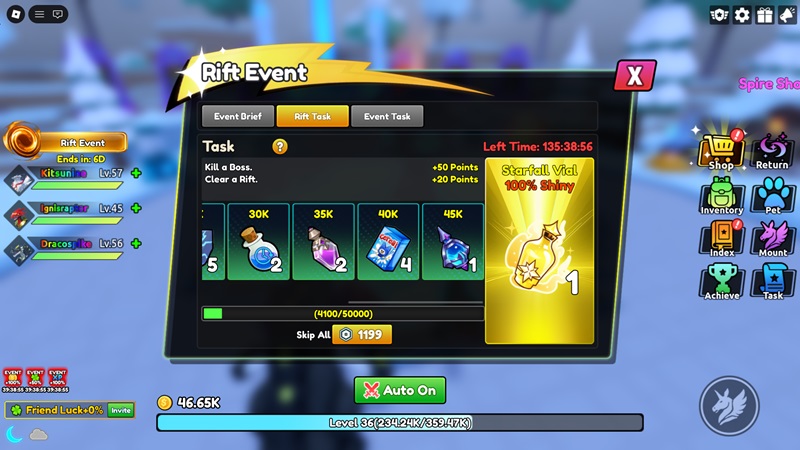 Update CAM Rift Event