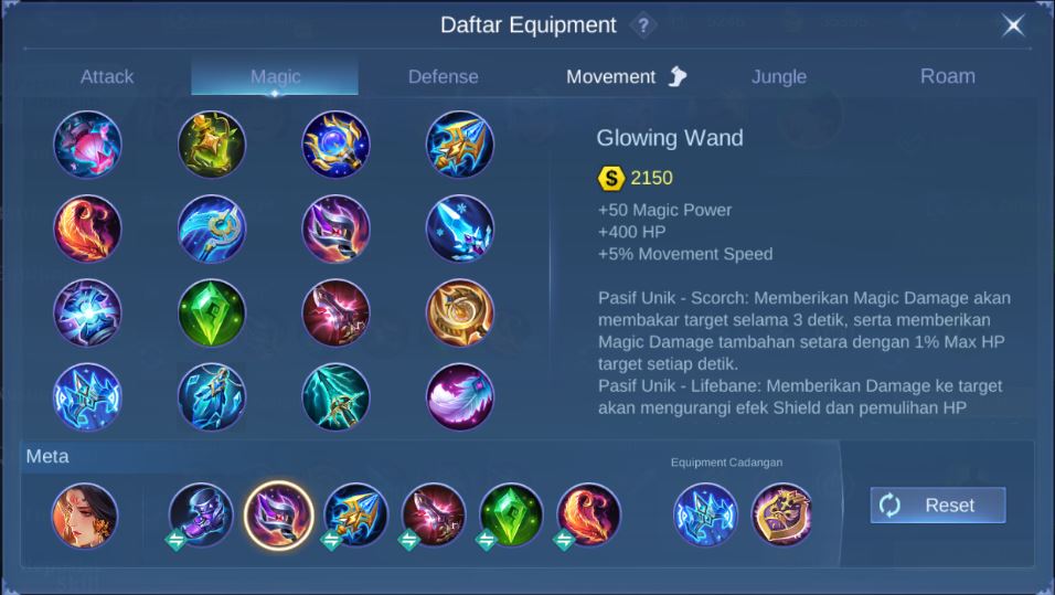 Build Item Zetian MLBB