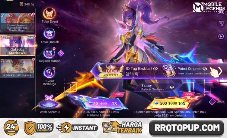 Cara Mendapatkan Skin Legend Fanny Terbaru