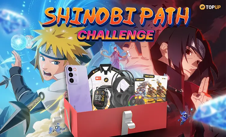 Shinobi Path Challenge Promo Top Up MLBB x Naruto Part 2