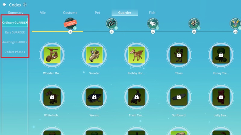 Daftar Guarder Seal M